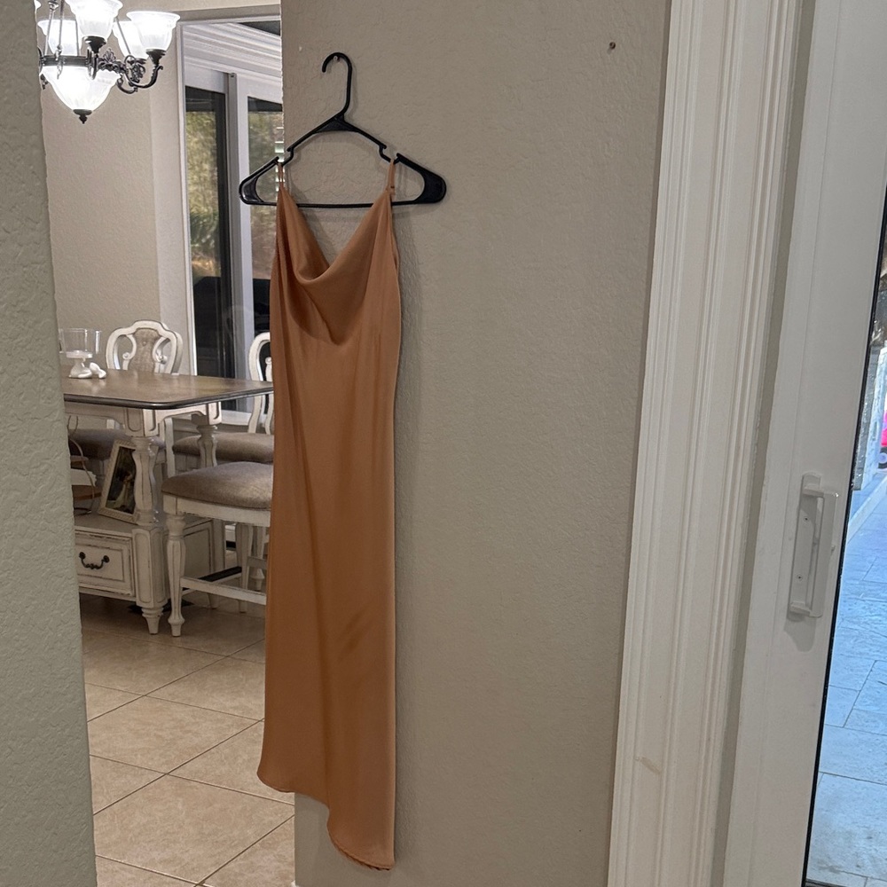Petal & Pup Backless Tan Dress